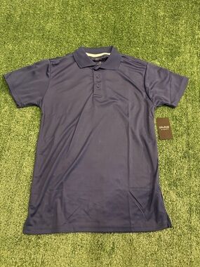 Galaxy By Harvic Men's Navy Blue Polo